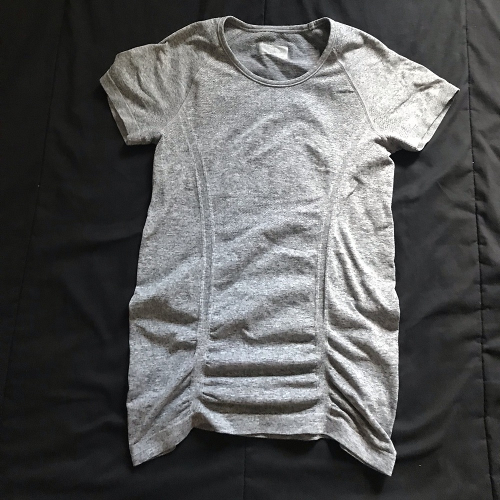 ATHLETA Heather Gray Tee WOMENS XS